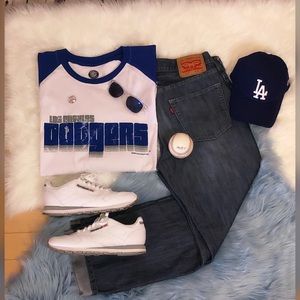 LA Dodgers Men’s Long Sleeve T Shirt